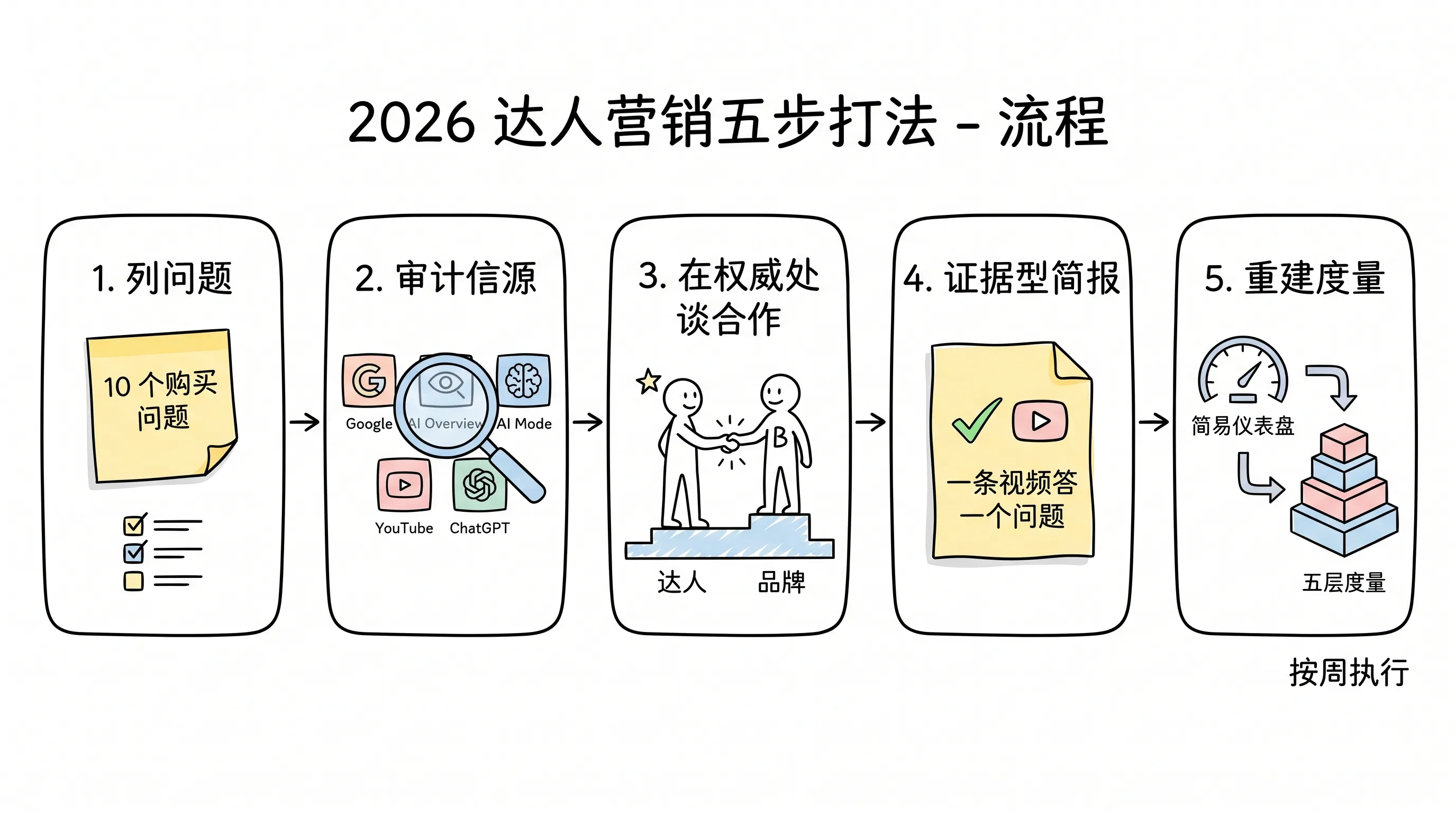 2026 达人营销五步打法流程