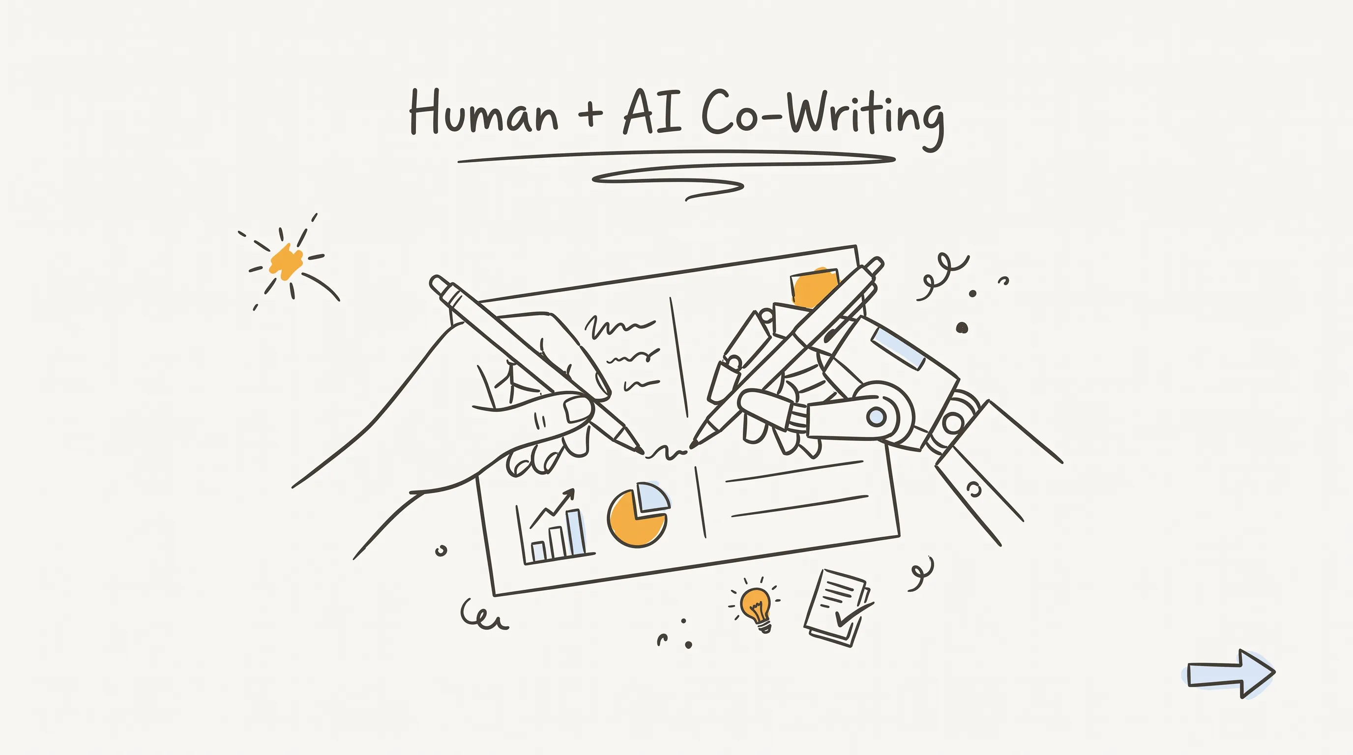 Cover: the best posts are co-written by humans and AI
