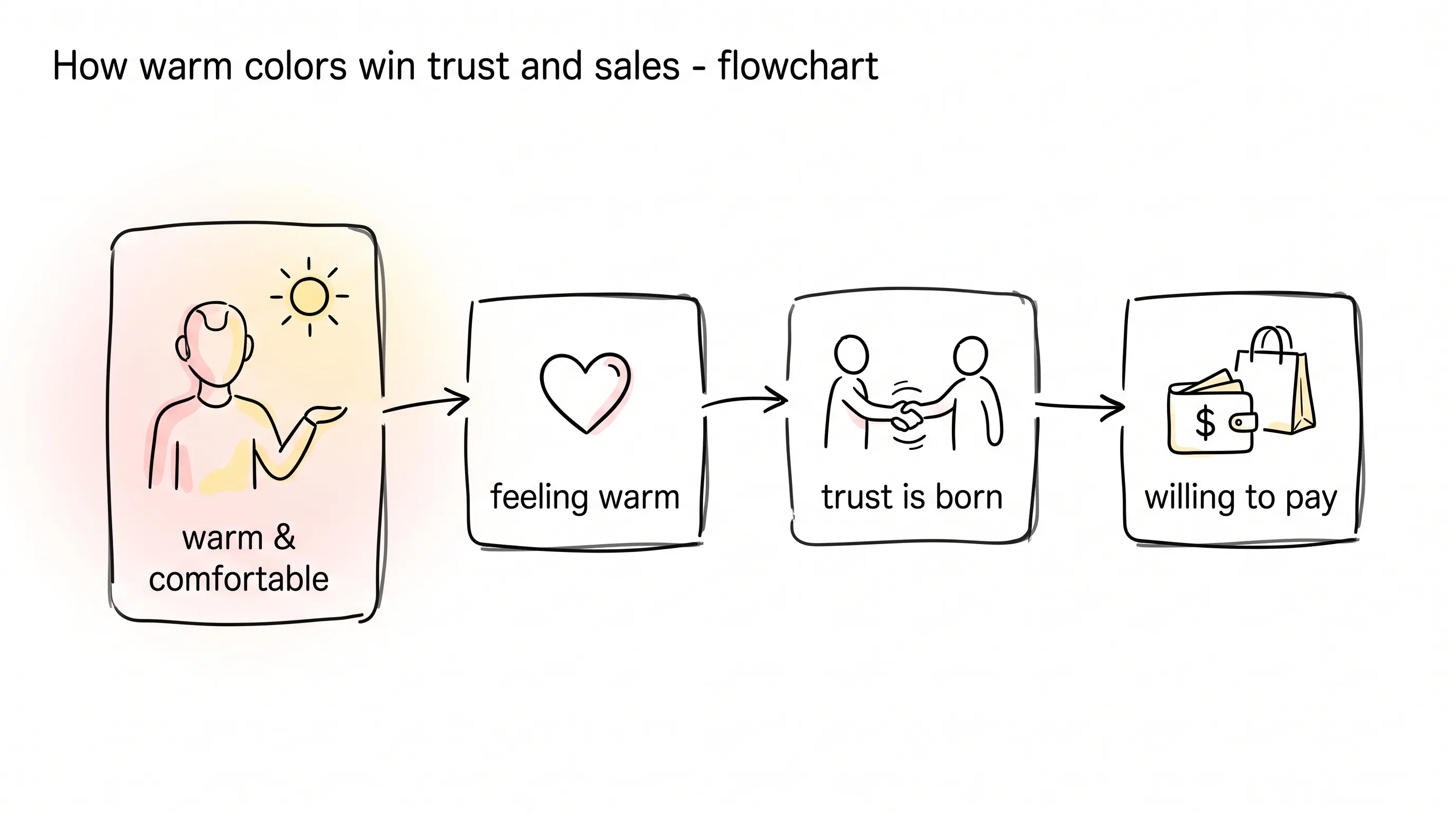 How warm colors build trust and drive purchases