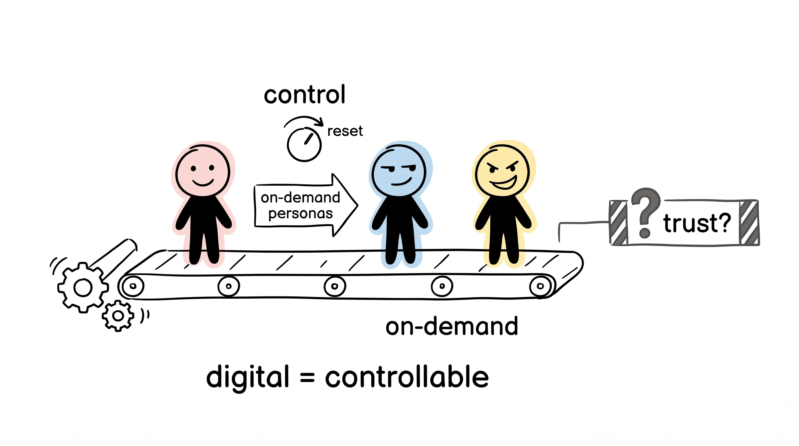 Digital people are controllable: personas built on demand like a factory line