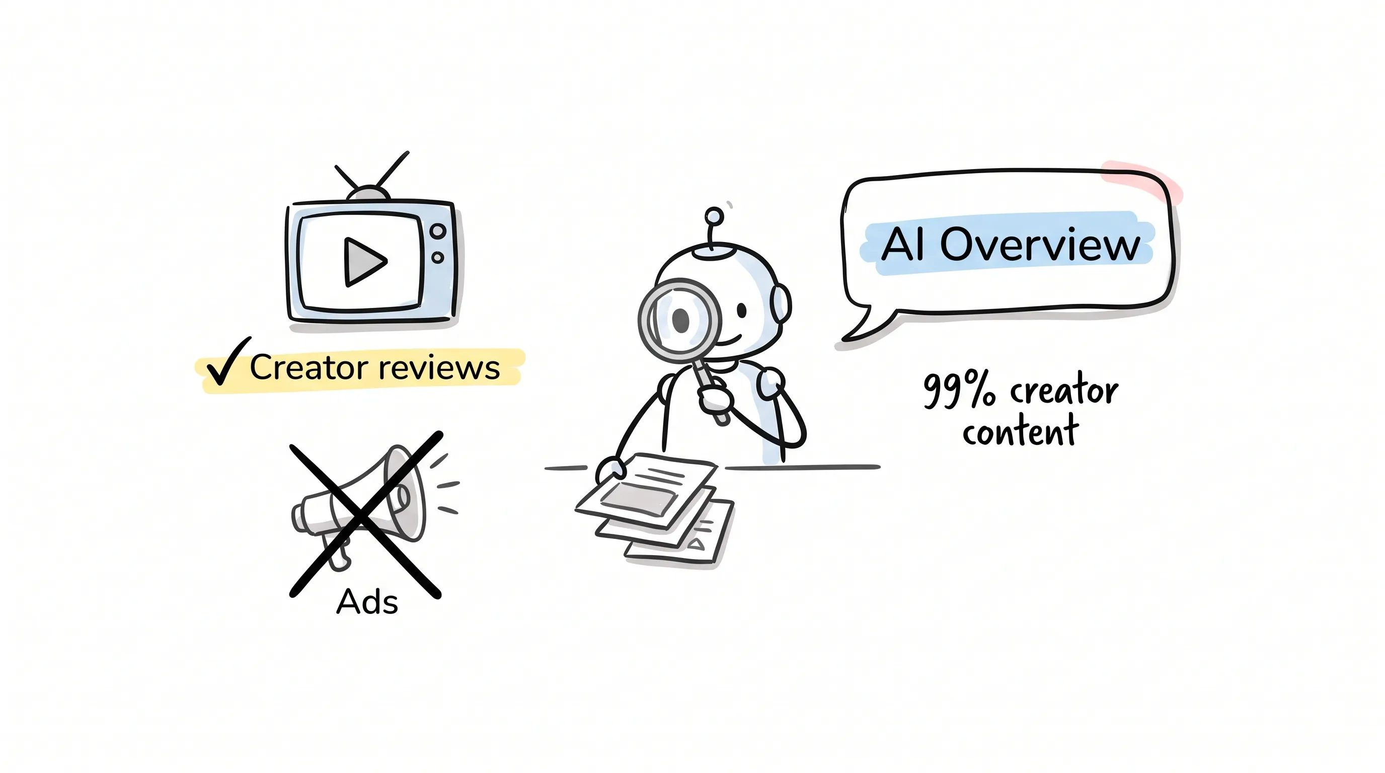 Cover: creator content as AI's evidence in the search era