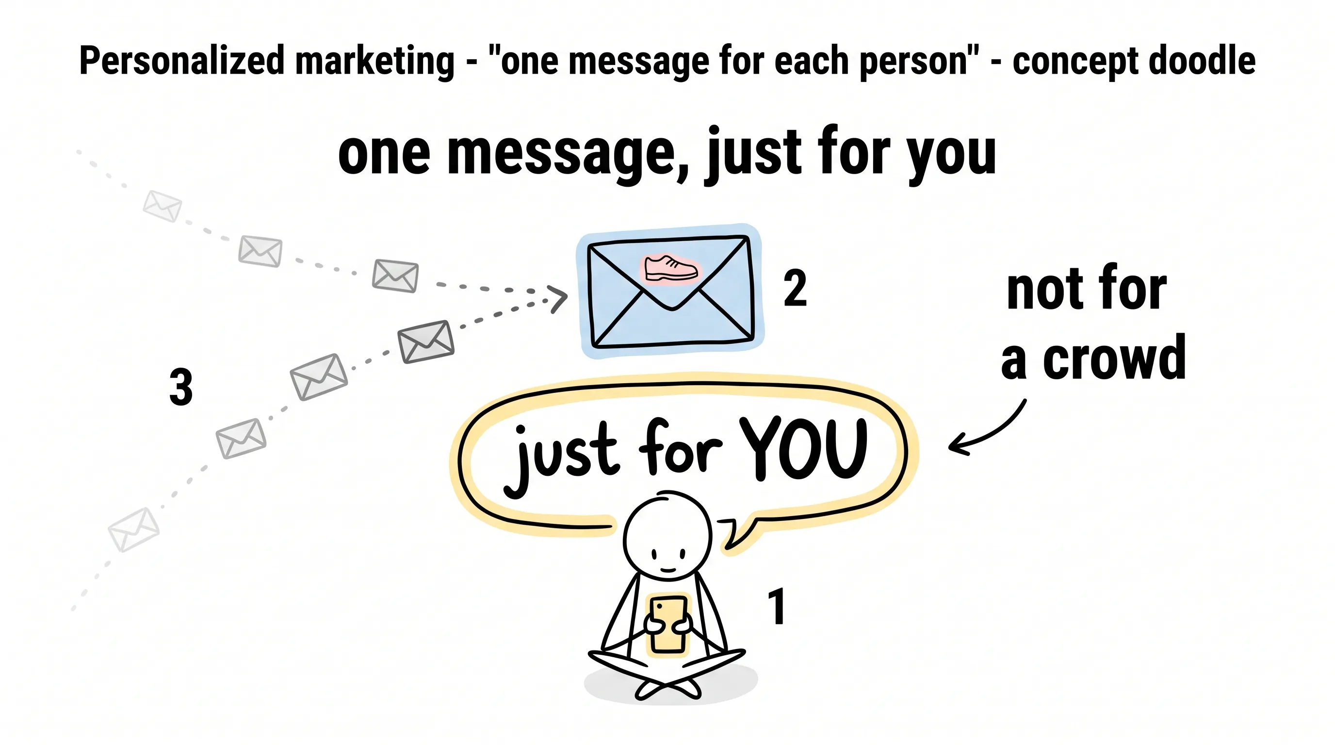 One message, just for you
