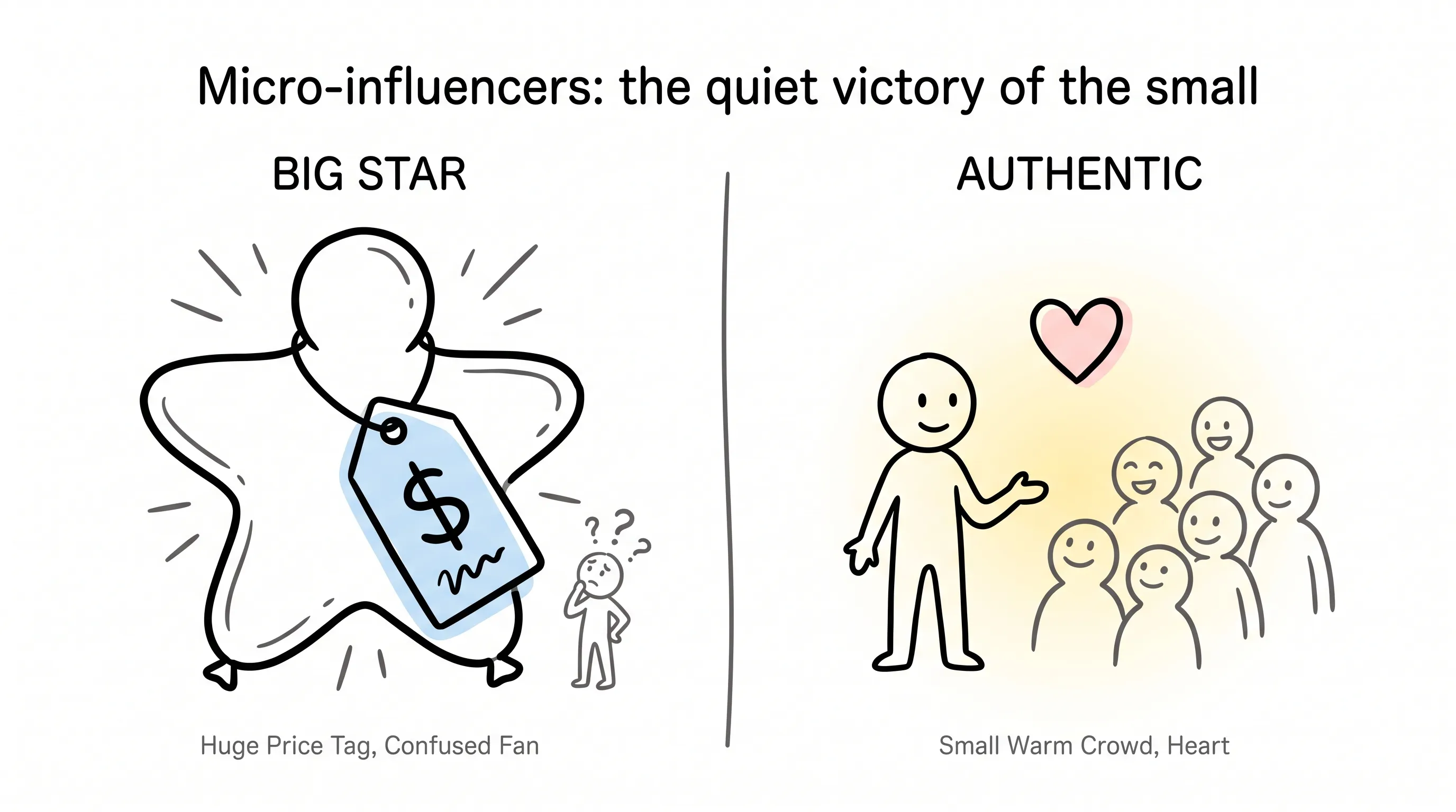 Micro-influencers: the quiet victory of the small